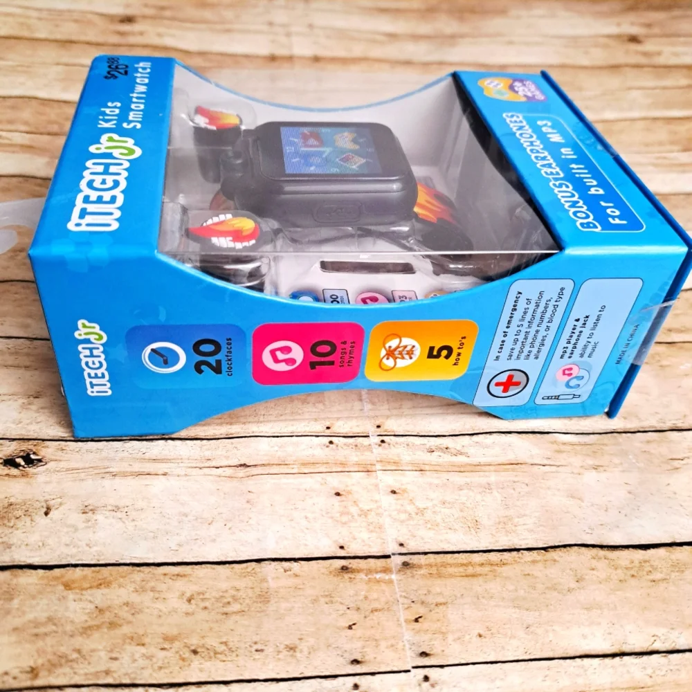 I Tech Jr. B Fire Kids Smartwatch - Black